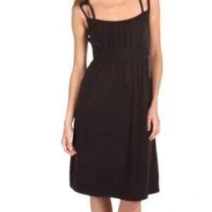 The North Face Emily cut out strop athleisure summer black dress size M